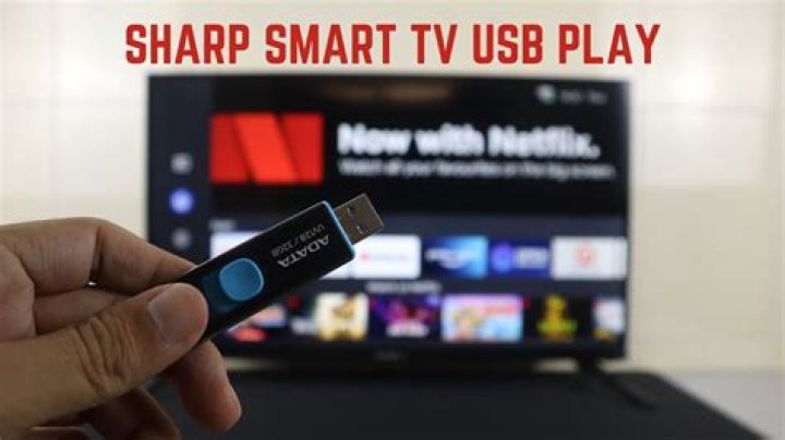 How do I eject a USB from my Sharp TV?