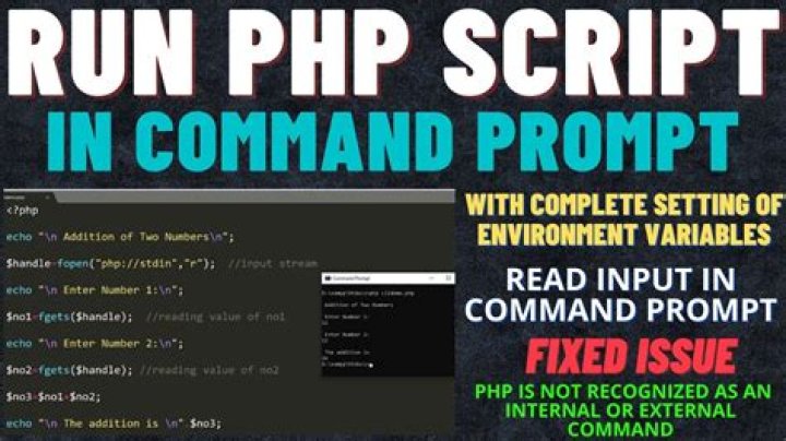 How do I run a PHP script from the command line?