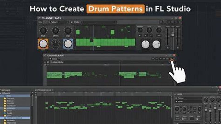 How do I save drum patterns in FL Studio?