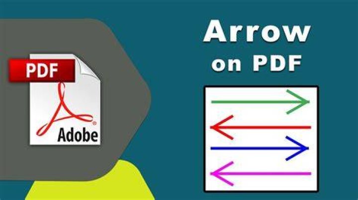 How do you add an arrow in Adobe Acrobat Pro DC?
