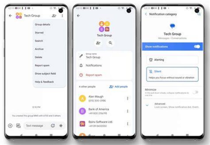 How do you do a group text on Android?