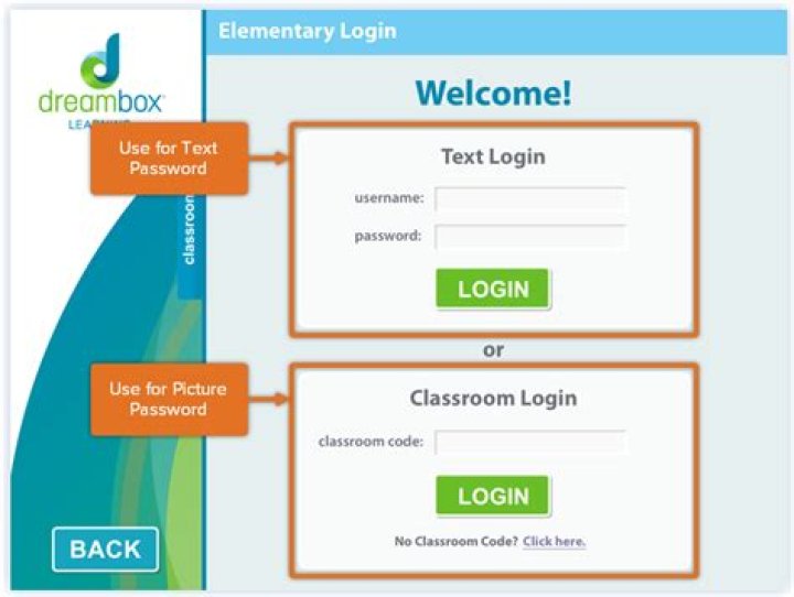 How do you log into DreamBox with class code?