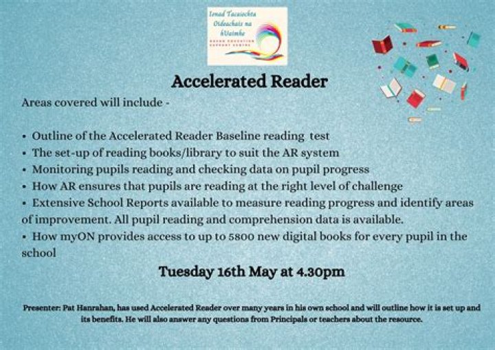 What do accelerated reader numbers mean?