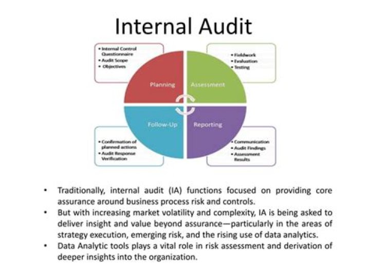 What is data analytics in internal audit?