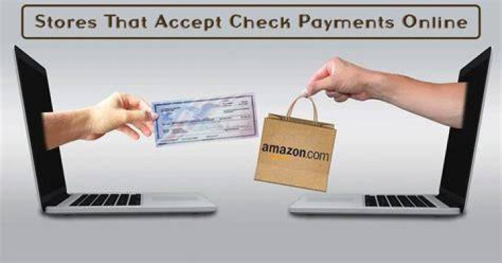 What online stores accept checks as payment?