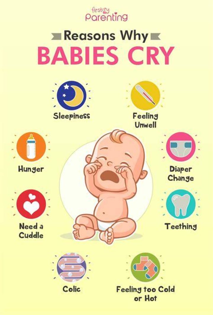 Why does my baby cry until I stand up?